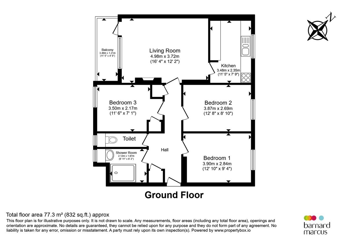 Квартира в Лондоне, Великобритания, 77 м² - фото 11