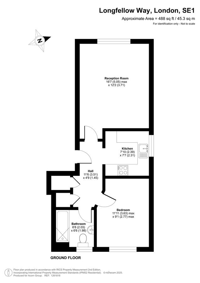 Квартира в Лондоне, Великобритания, 45 м² - фото 11