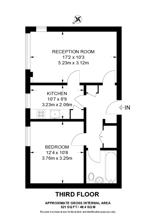 Квартира в Лондоне, Великобритания, 48 м² - фото 11