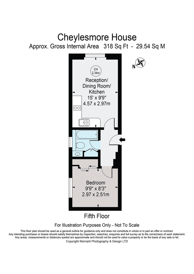 Квартира в Лондоне, Великобритания, 30 м² - фото 12