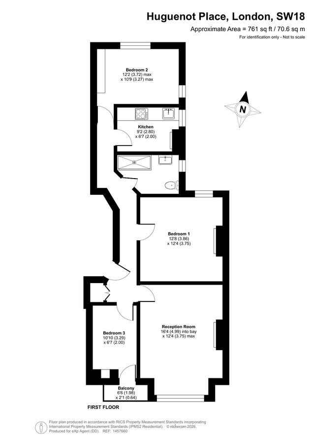 Квартира в Лондоне, Великобритания, 71 м² - фото 13