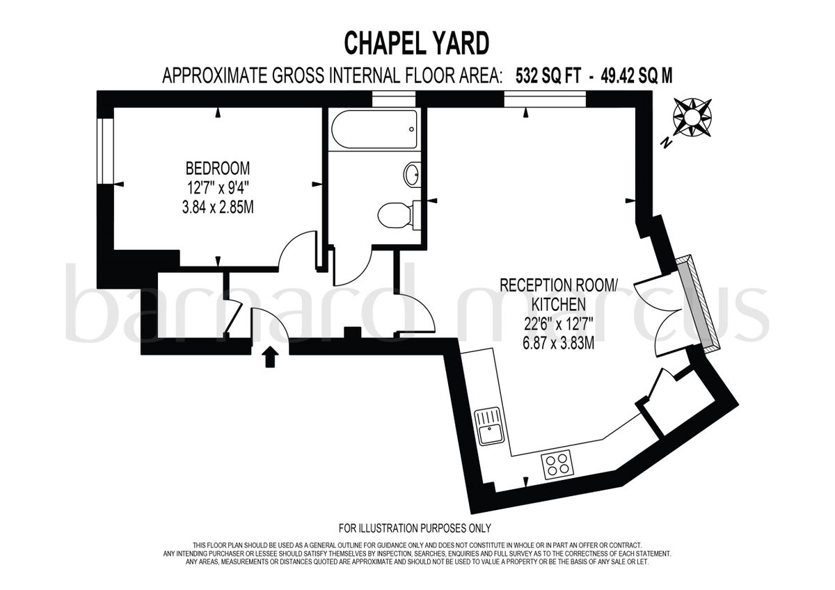 Квартира в Лондоне, Великобритания, 49 м² - фото 13