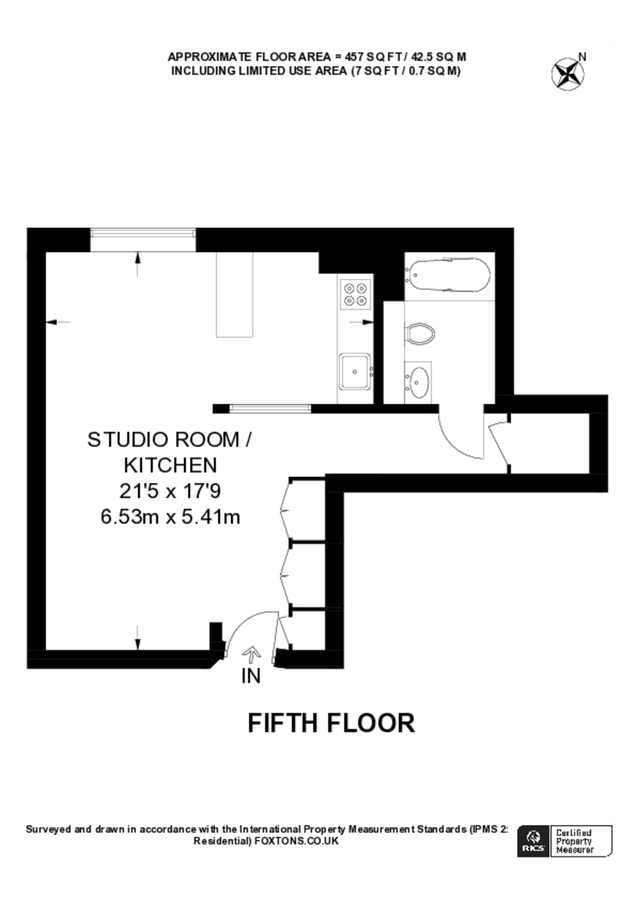 Квартира в Лондоне, Великобритания, 43 м² - фото 14