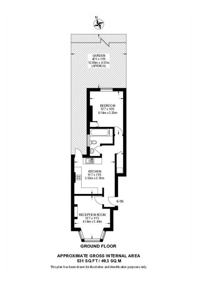 Квартира в Лондоне, Великобритания, 49 м² - фото 14