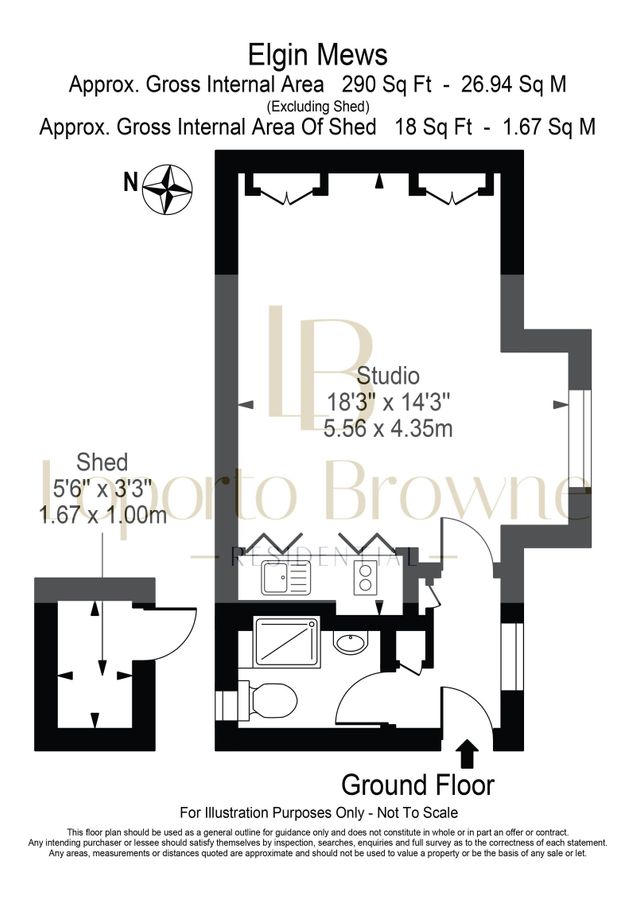 Квартира в Лондоне, Великобритания, 27 м² - фото 19