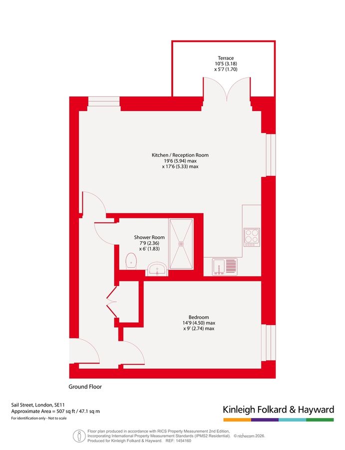 Квартира в Лондоне, Великобритания, 47 м² - фото 19