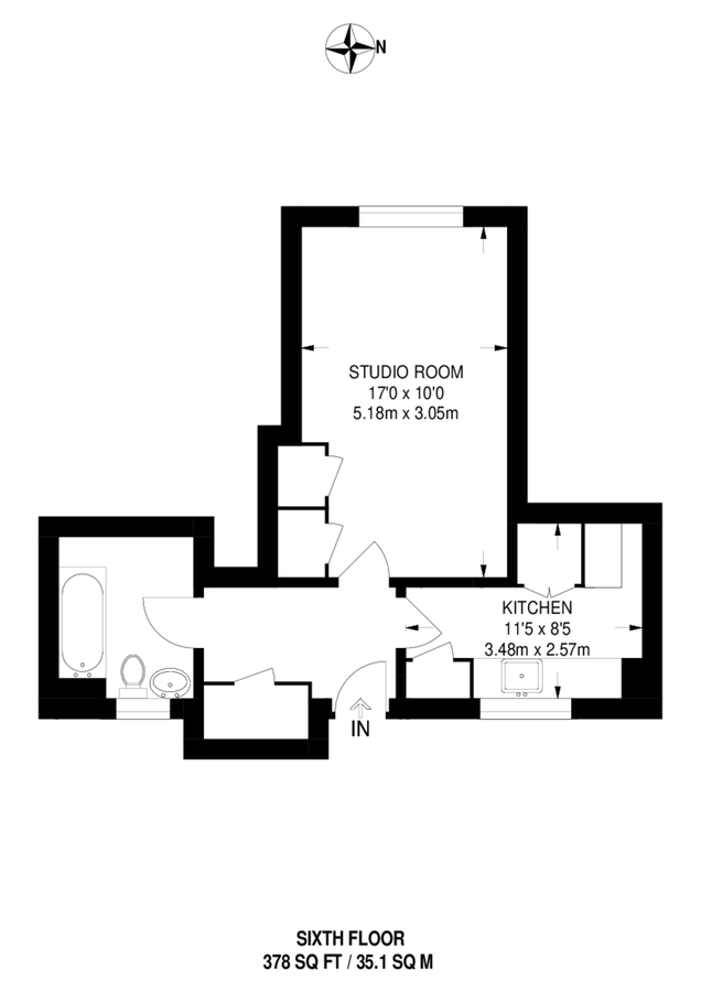 Квартира в Лондоне, Великобритания, 35 м² - фото 6