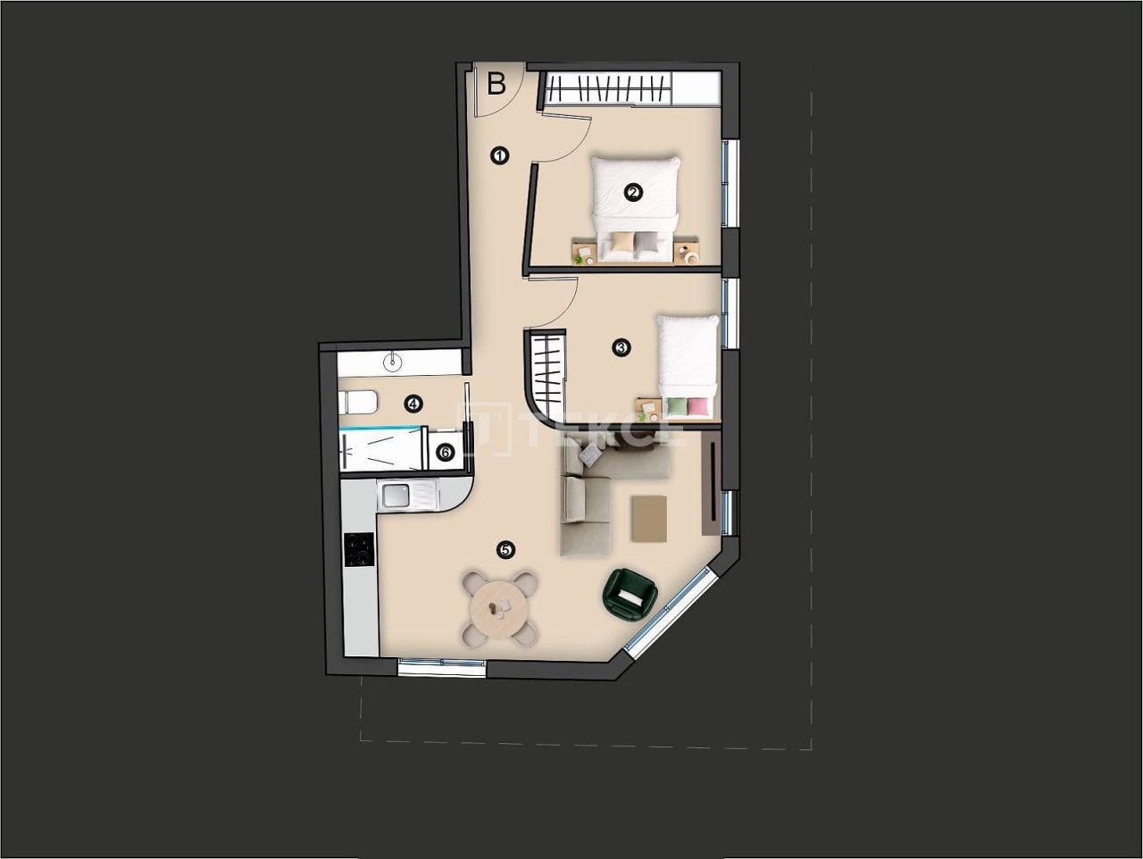 Апартаменты в Торревьехе, Испания, 79 м² - фото 14