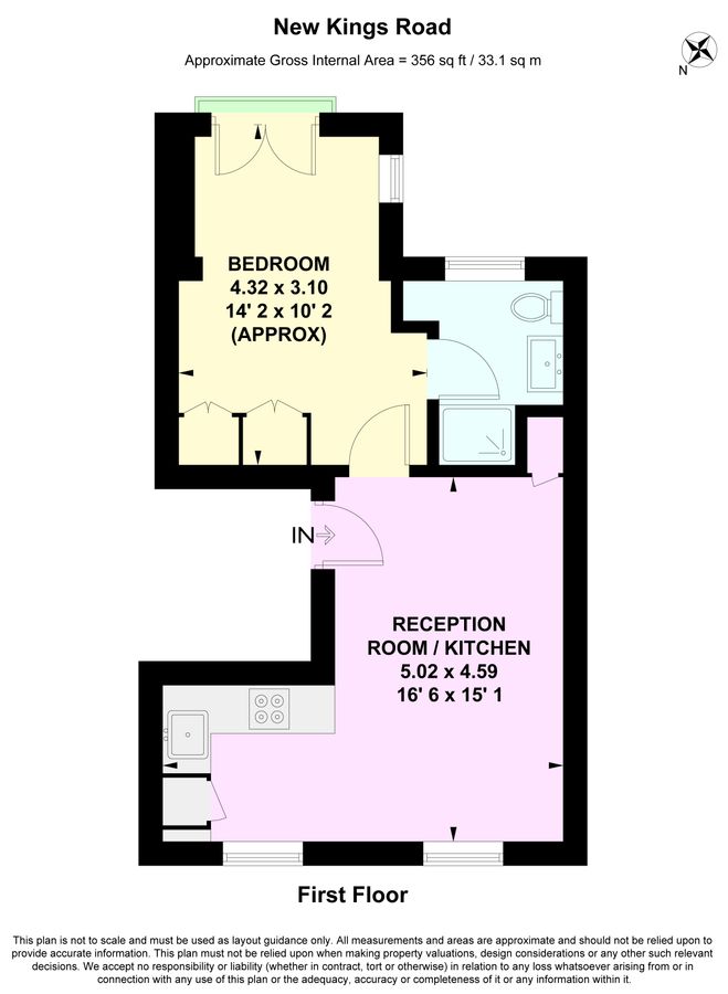 Квартира в Лондоне, Великобритания, 33 м² - фото 7