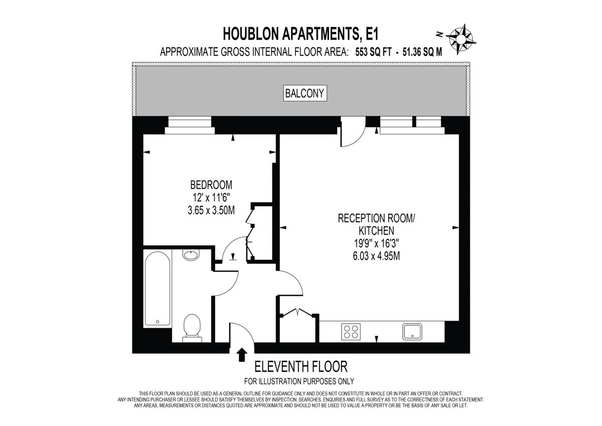 Квартира в Лондоне, Великобритания, 51 м² - фото 8