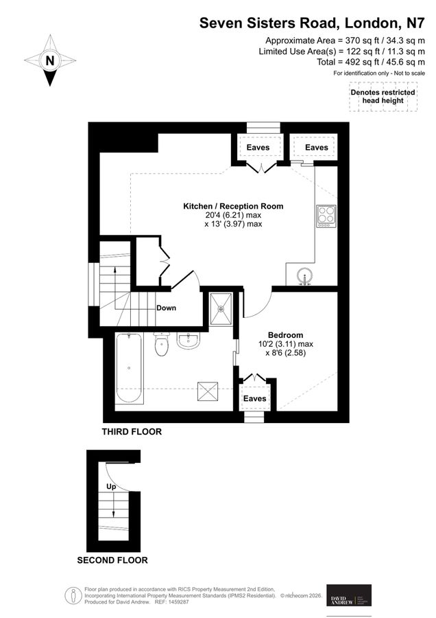 Квартира в Лондоне, Великобритания, 46 м² - фото 9
