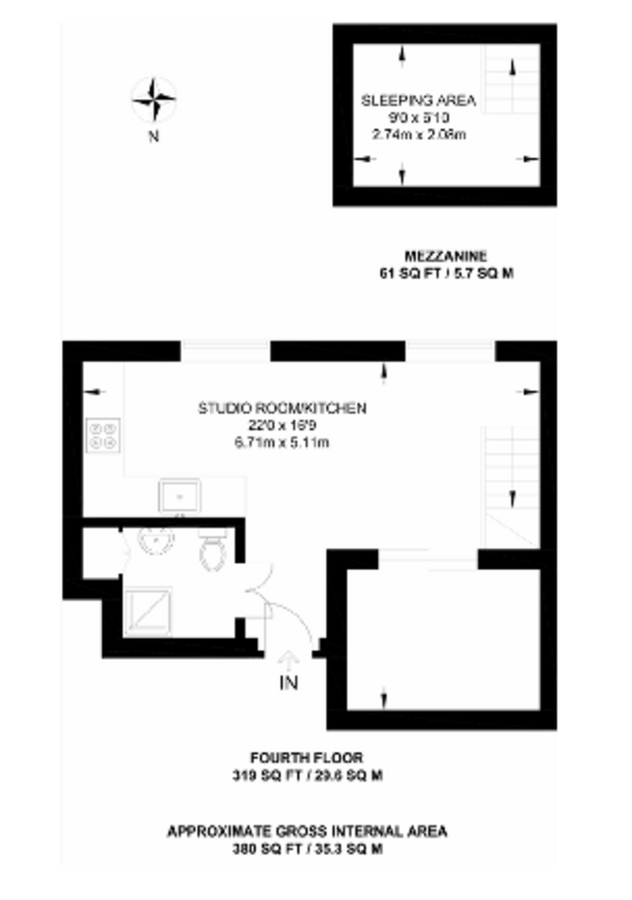Квартира в Лондоне, Великобритания, 73 м² - фото 9