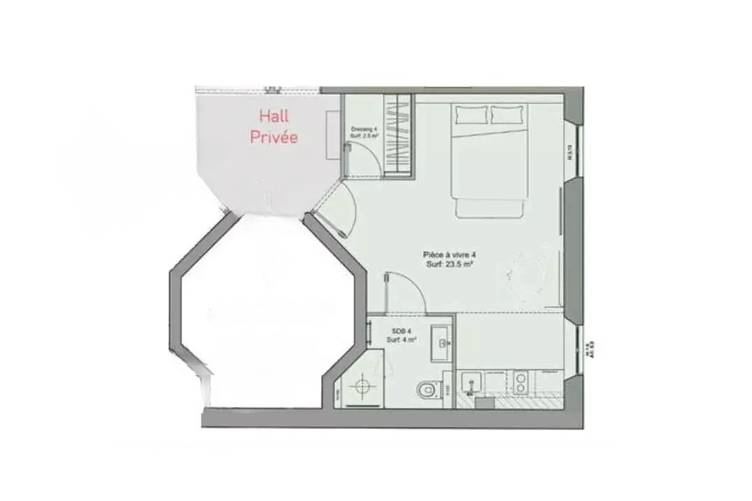 Квартира в Каннах, Франция, 36 м² - фото 9