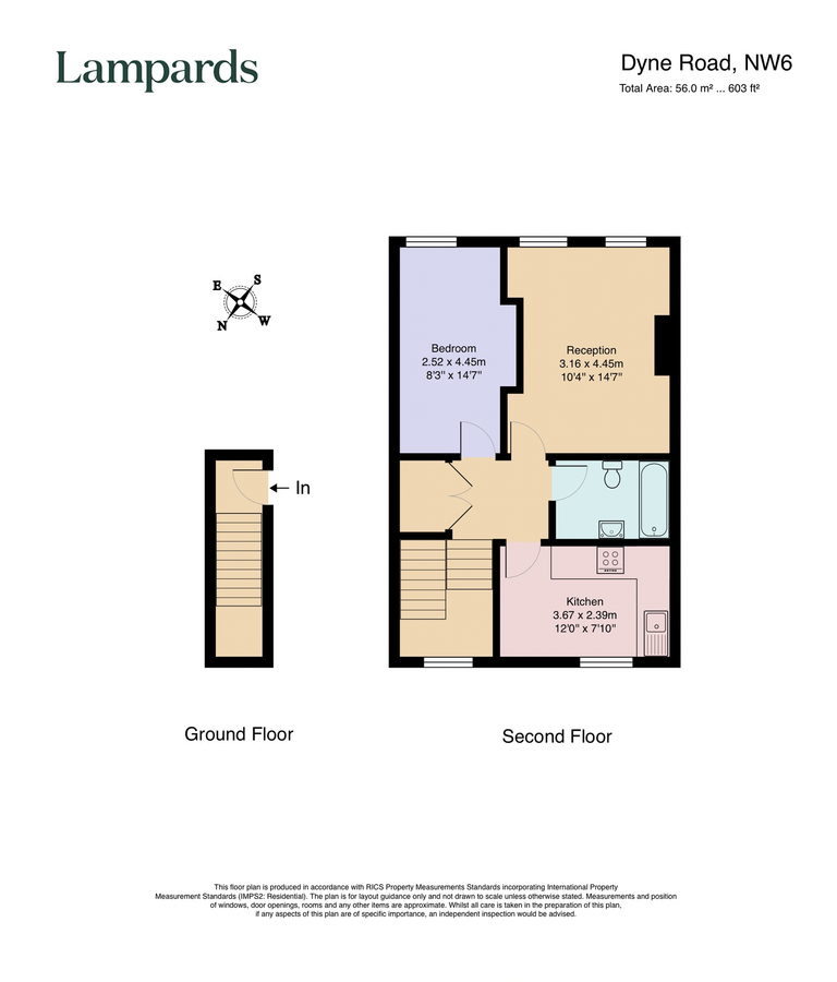 Квартира в Лондоне, Великобритания, 56 м² - фото 9