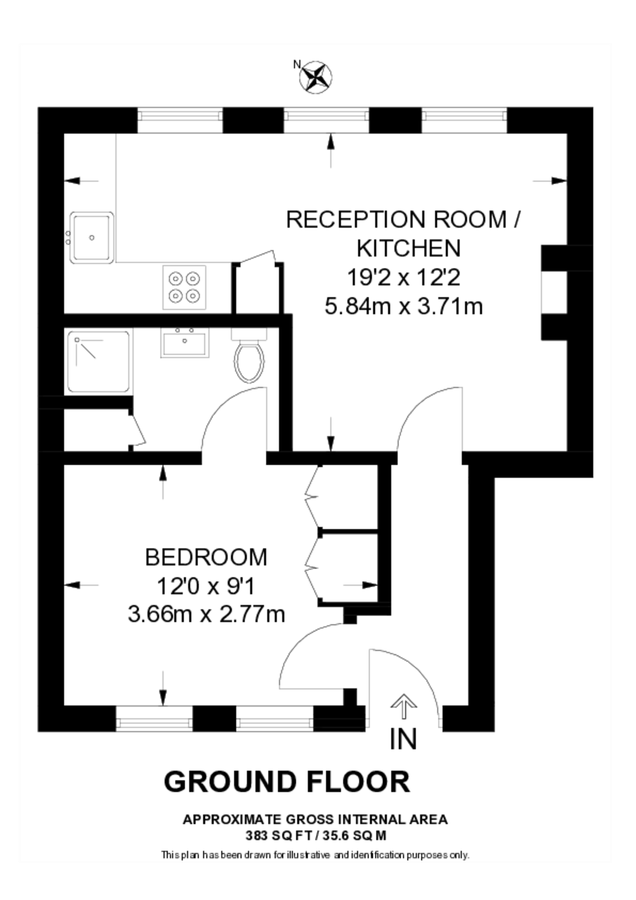 Квартира в Лондоне, Великобритания, 36 м² - фото 9
