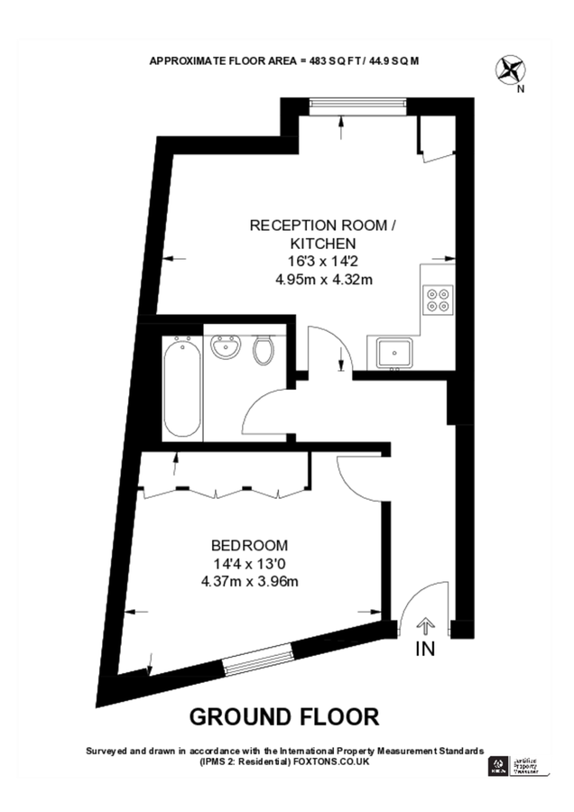 Квартира в Лондоне, Великобритания, 45 м² - фото 9