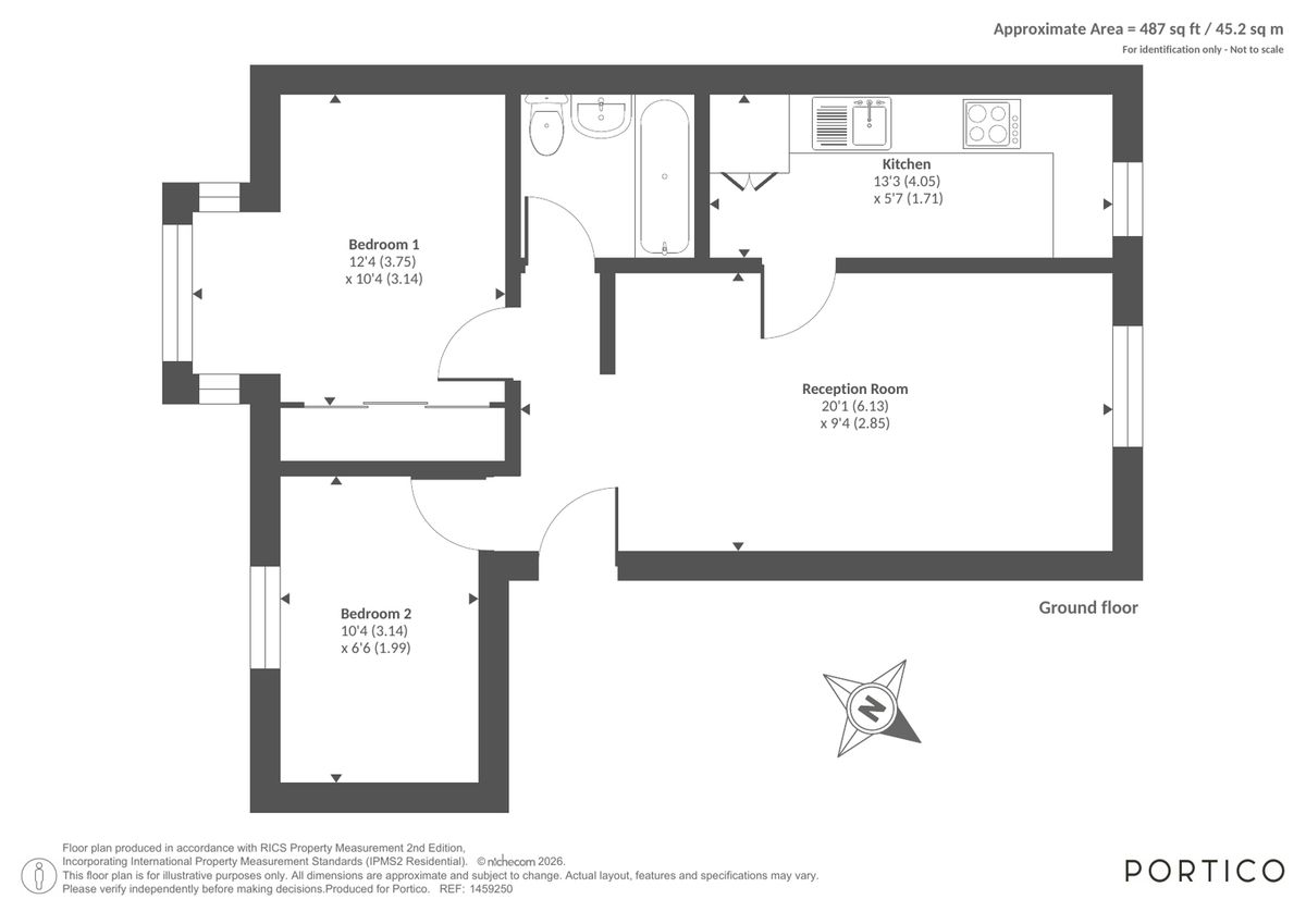 Квартира в Лондоне, Великобритания, 45 м² - фото 11