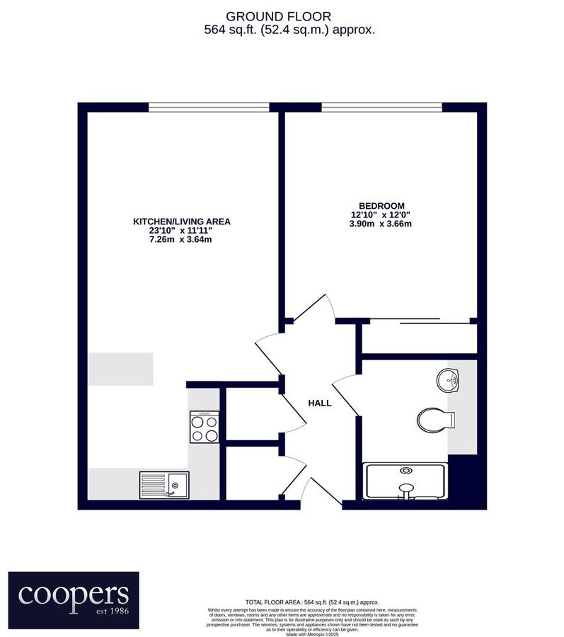 Квартира в Лондоне, Великобритания, 52 м² - фото 14