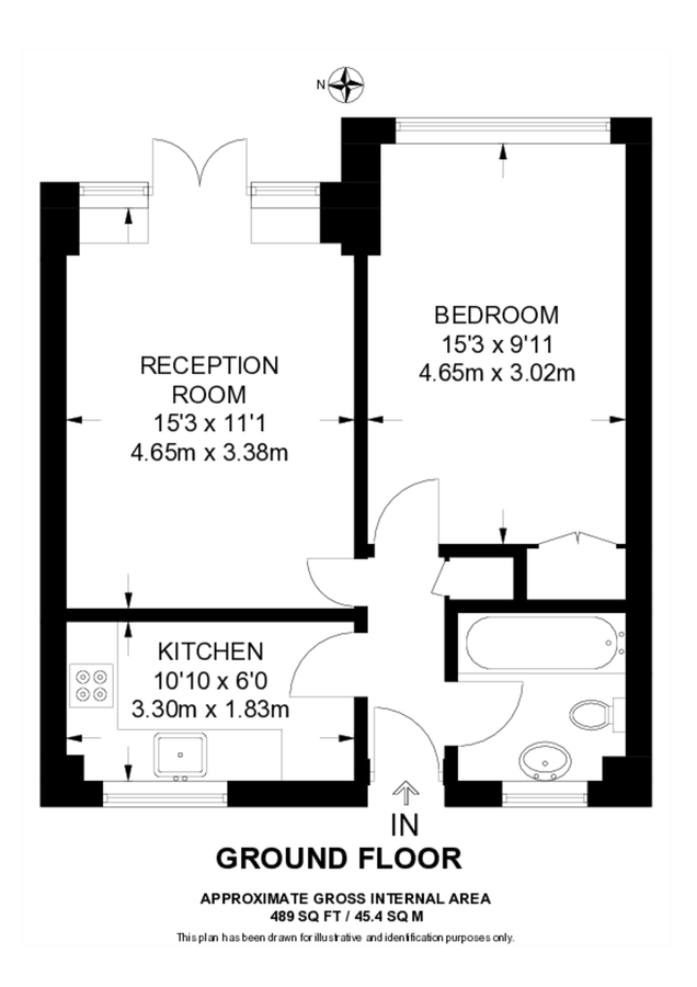Квартира в Лондоне, Великобритания, 45 м² - фото 15