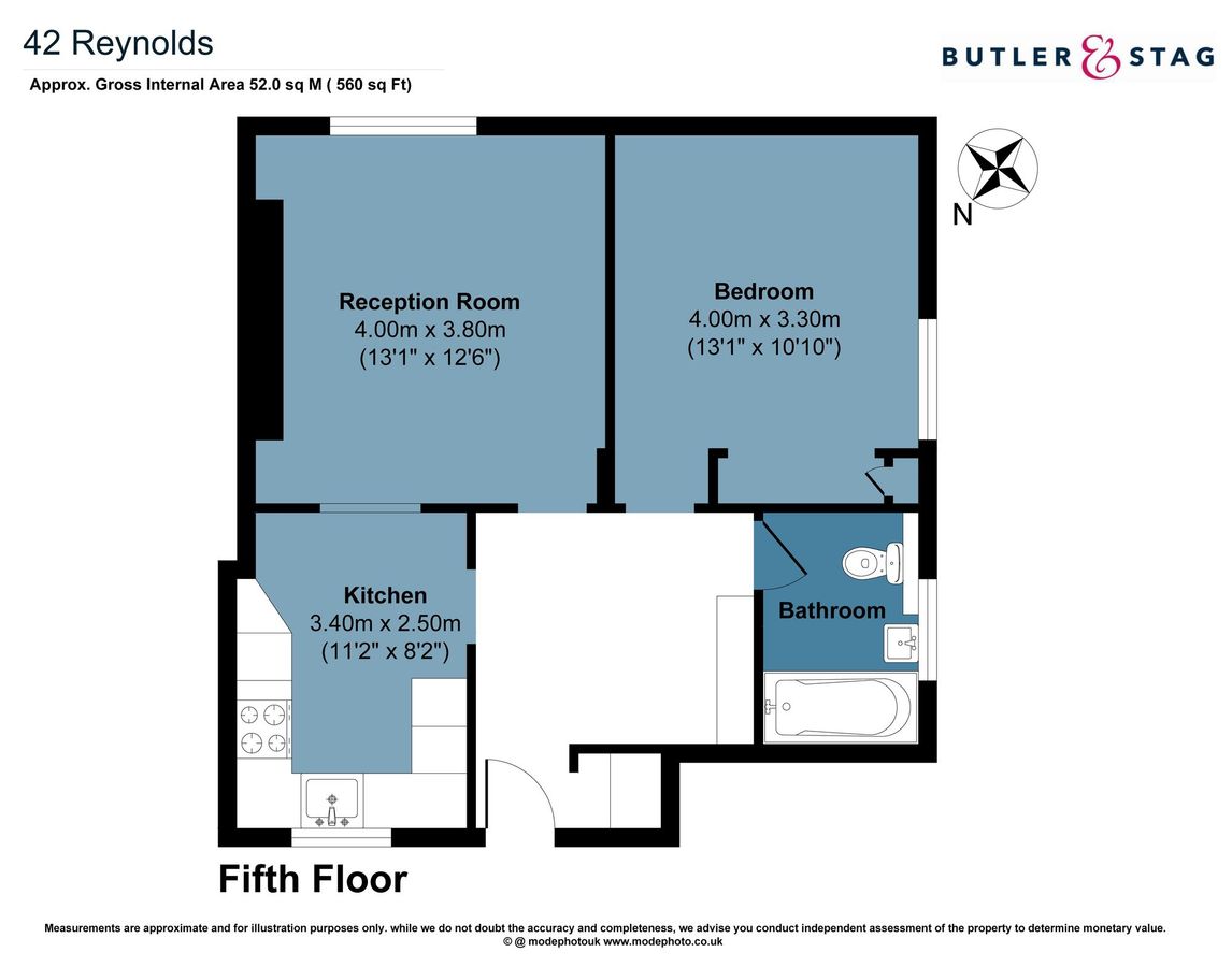 Квартира в Лондоне, Великобритания, 52 м² - фото 15