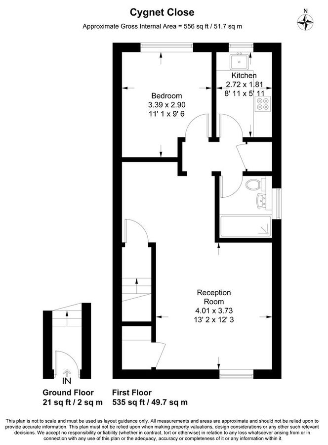 Квартира в Лондоне, Великобритания, 52 м² - фото 15