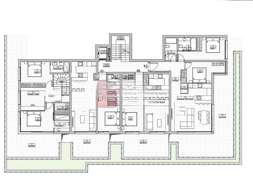 Квартира в Опатии, Хорватия, 70 м² - фото 16
