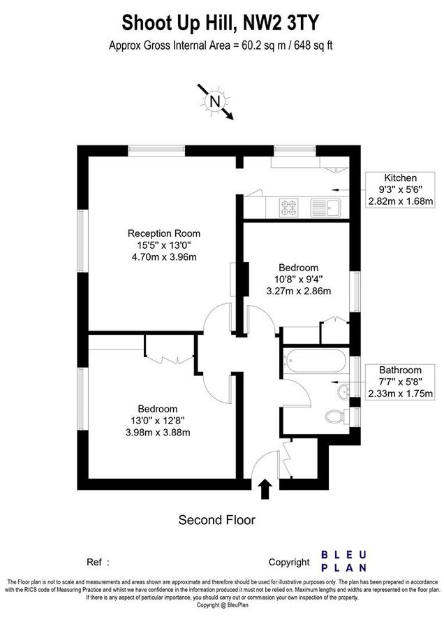 Квартира в Лондоне, Великобритания, 60 м² - фото 17