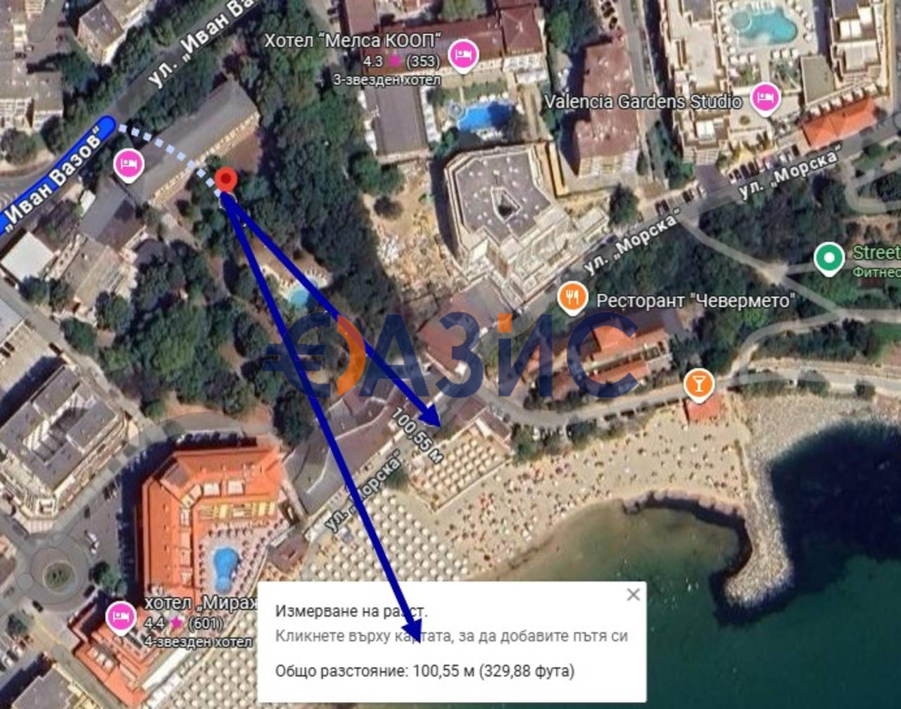 Апартаменты в Несебре, Болгария, 34.7 м² - фото 16