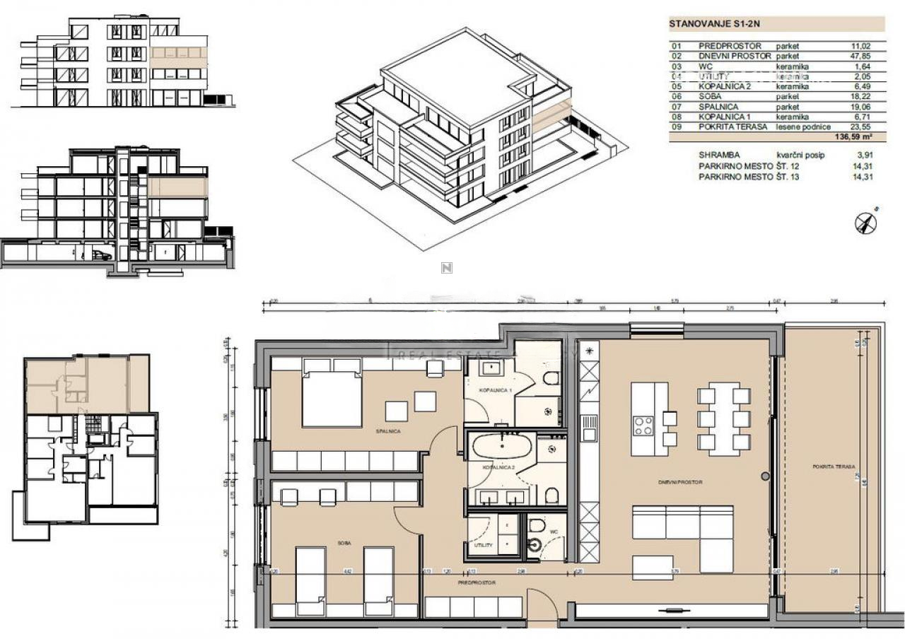 Квартира в Любляне, Словения, 137 м² - фото 3
