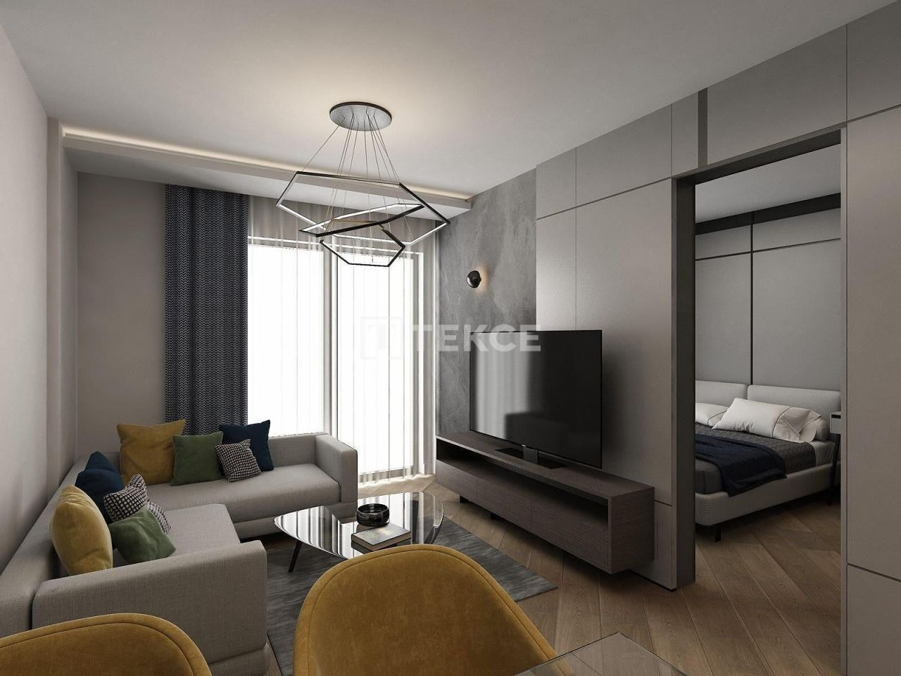 Апартаменты Чифтликкёй, Турция, 58 м² - фото 8