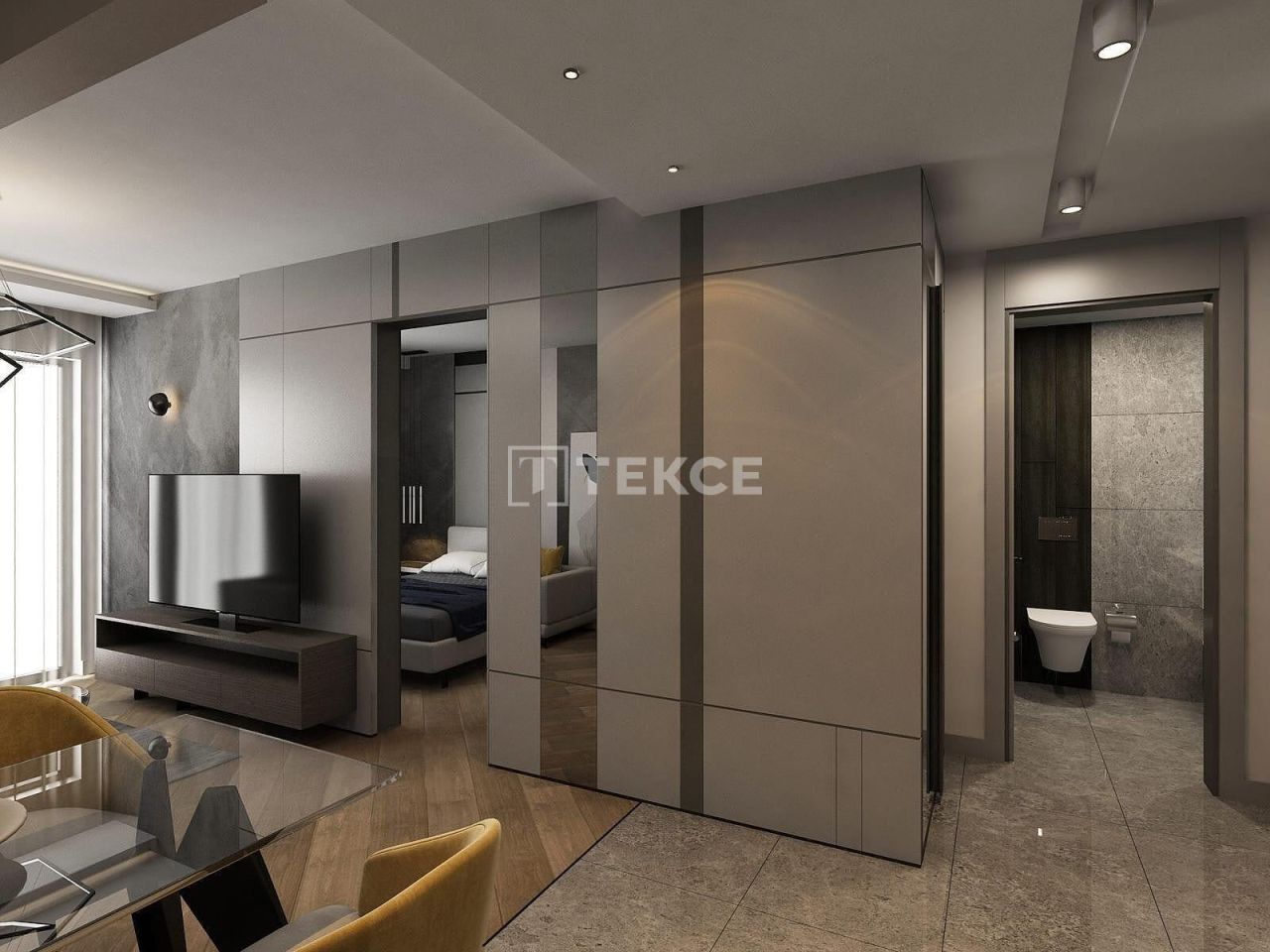 Апартаменты Чифтликкёй, Турция, 46 м² - фото 9