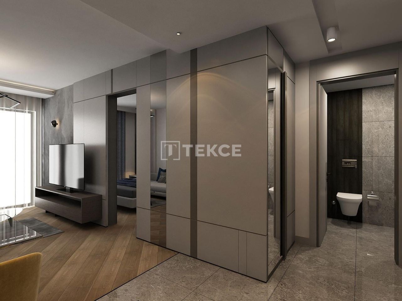 Апартаменты Чифтликкёй, Турция, 46 м² - фото 11