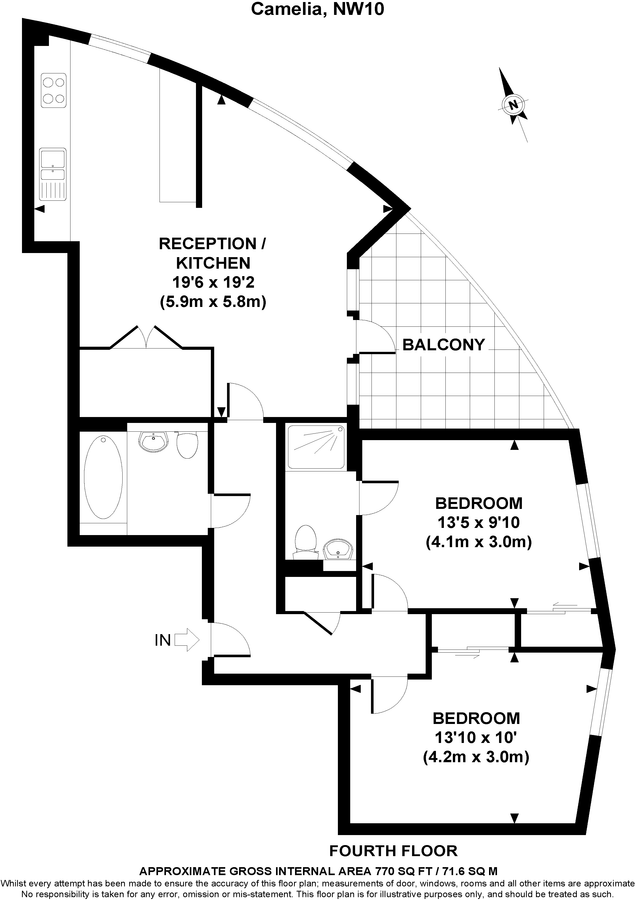 Квартира в Лондоне, Великобритания, 72 м² - фото 7