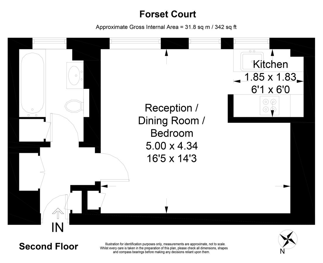 Квартира в Лондоне, Великобритания, 32 м² - фото 7