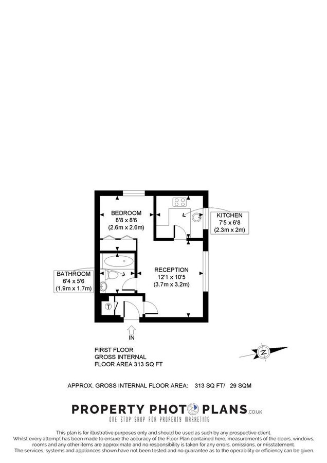 Квартира в Лондоне, Великобритания, 29 м² - фото 8