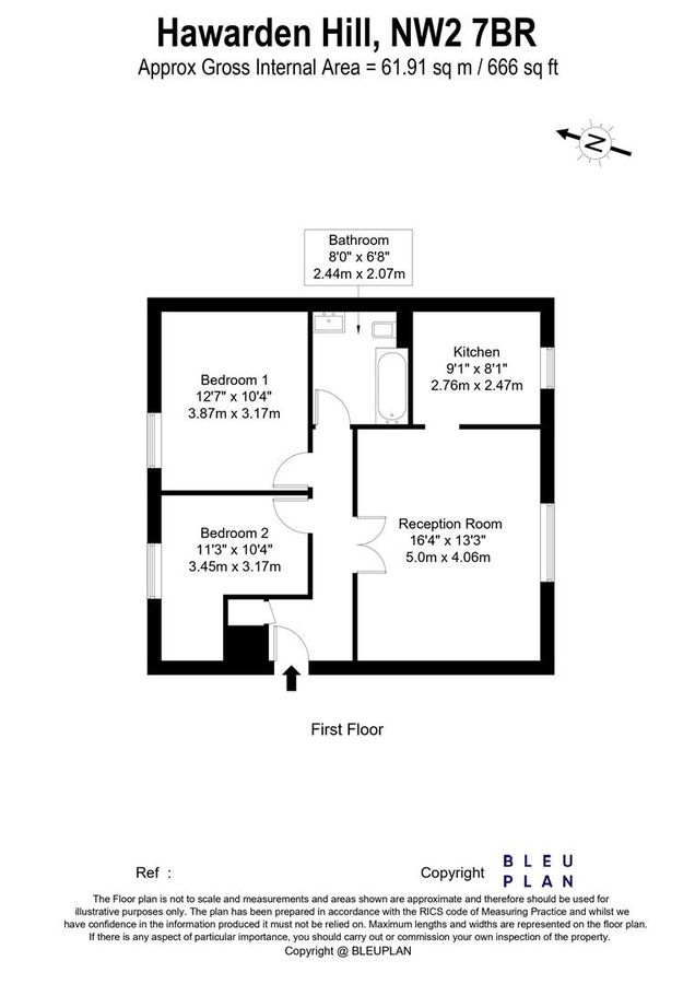 Квартира в Лондоне, Великобритания, 62 м² - фото 10