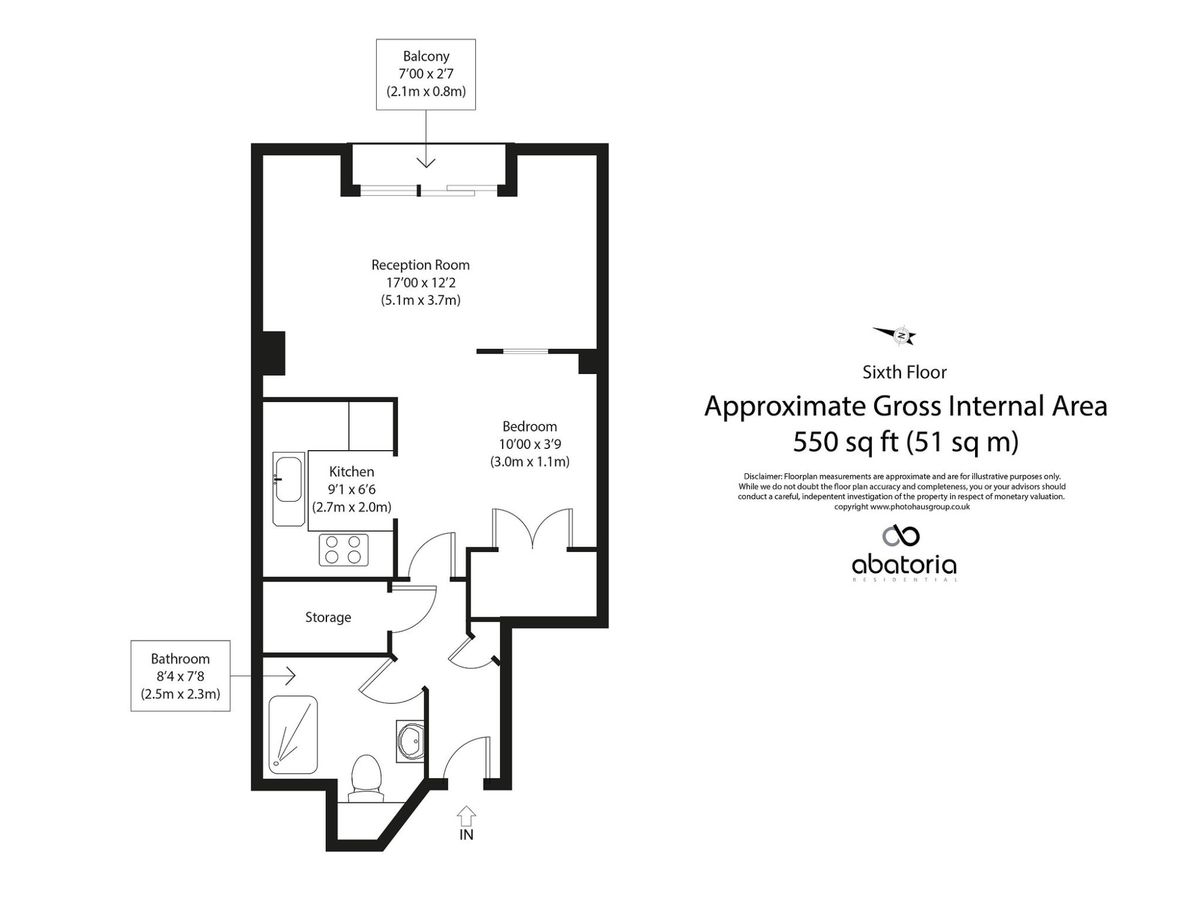 Квартира в Лондоне, Великобритания, 51 м² - фото 10
