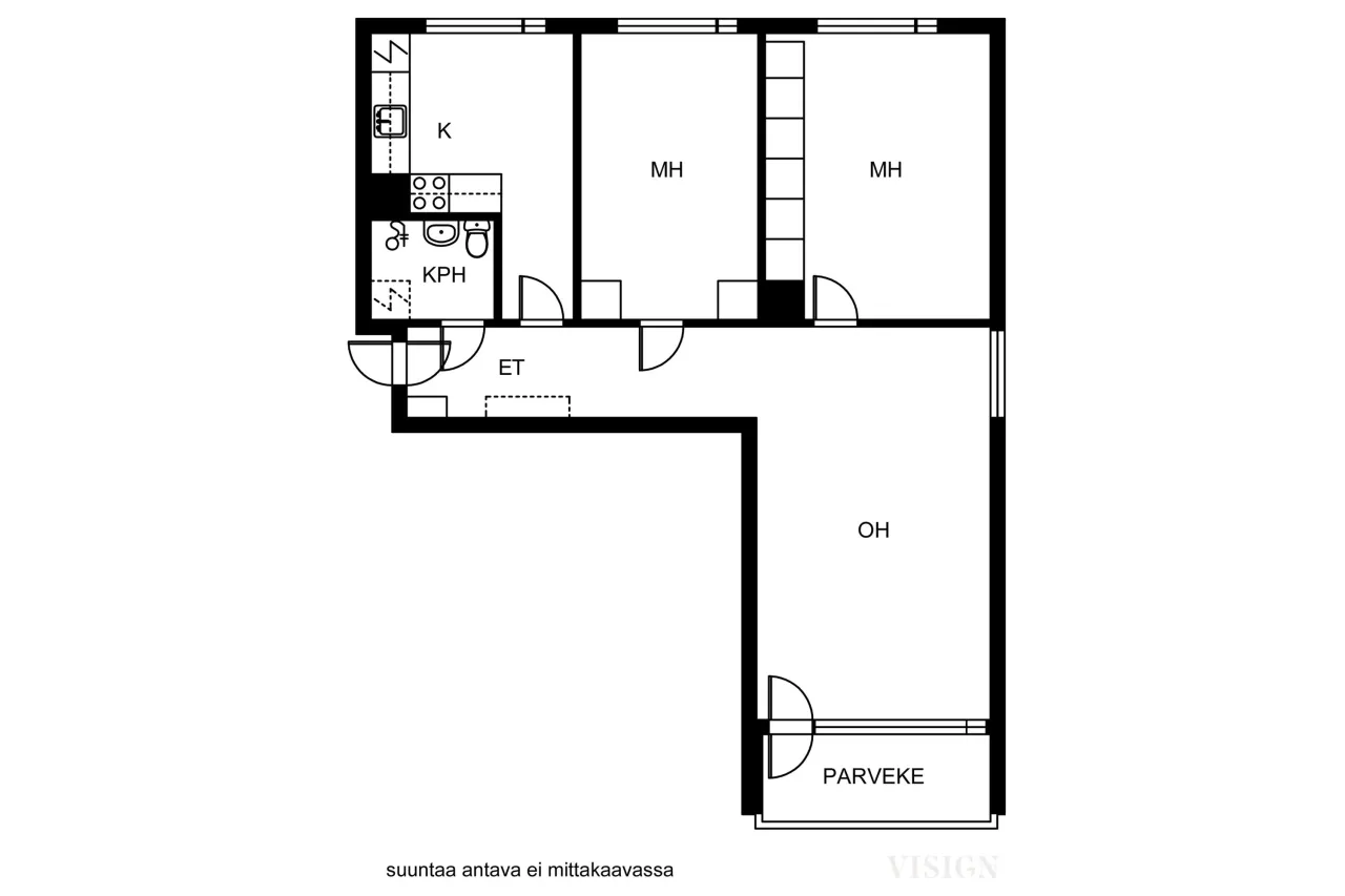 Квартира в Раутъярви, Финляндия, 66.5 м² - фото 2