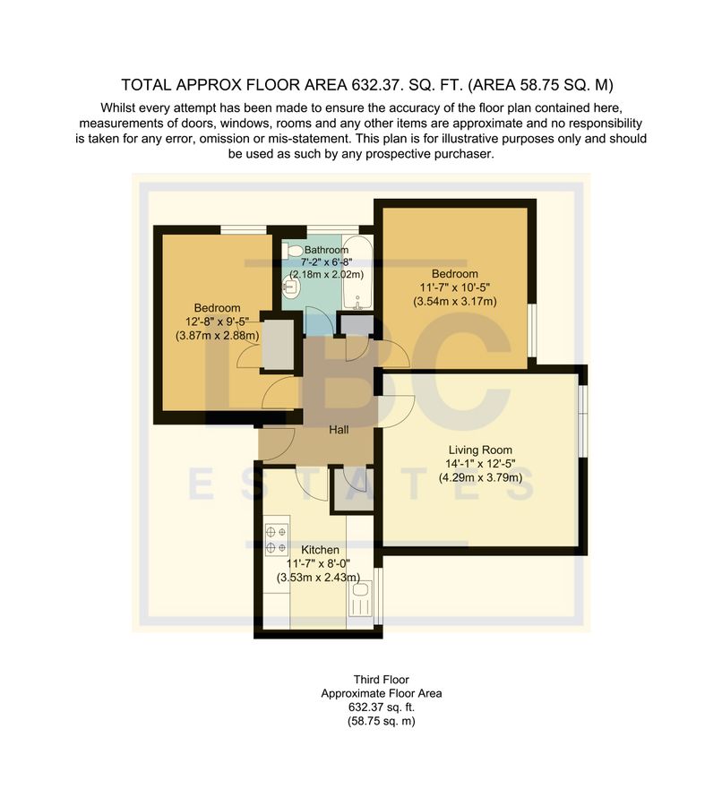 Квартира в Лондоне, Великобритания, 59 м² - фото 10