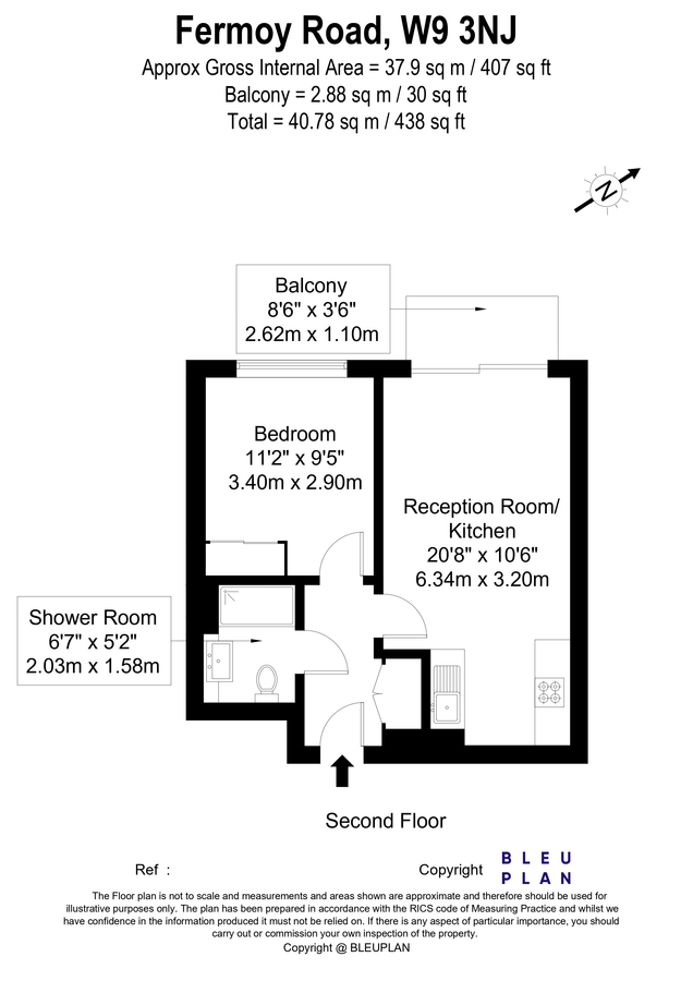 Квартира в Лондоне, Великобритания, 41 м² - фото 10