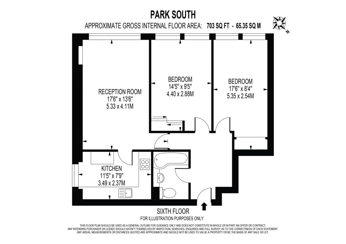 Квартира в Лондоне, Великобритания, 65 м² - фото 11