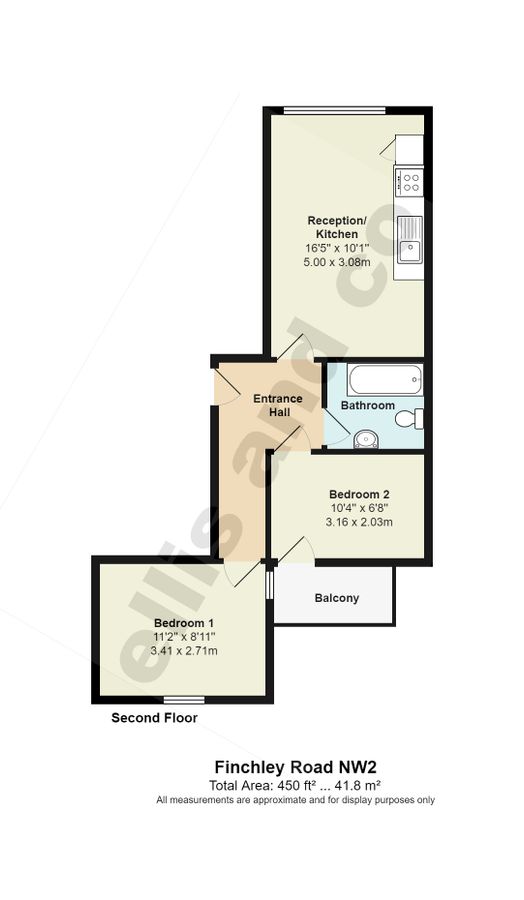 Квартира в Лондоне, Великобритания, 42 м² - фото 11