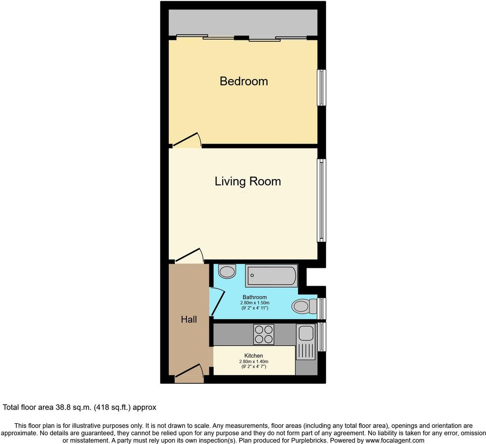 Квартира в Лондоне, Великобритания, 39 м² - фото 11