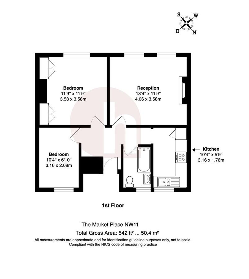 Квартира в Лондоне, Великобритания, 50 м² - фото 11