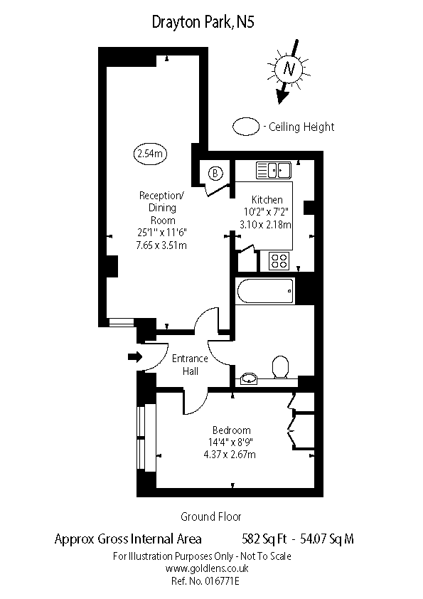 Квартира в Лондоне, Великобритания, 54 м² - фото 13
