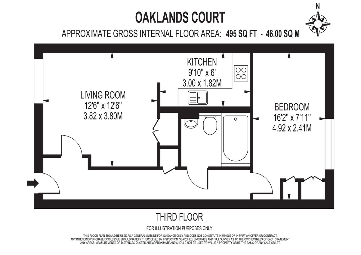 Квартира в Лондоне, Великобритания, 46 м² - фото 13