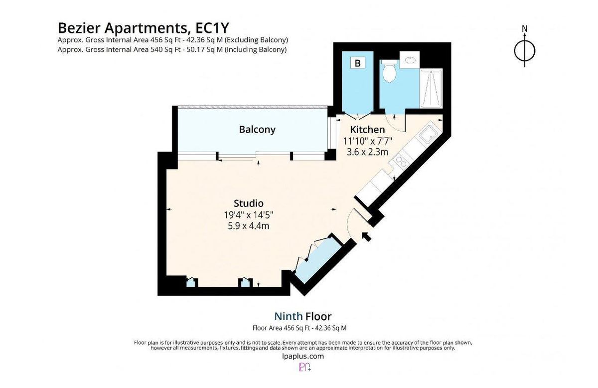 Квартира в Лондоне, Великобритания, 50 м² - фото 15
