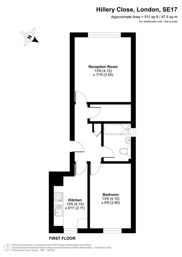 Квартира в Лондоне, Великобритания, 48 м² - фото 15