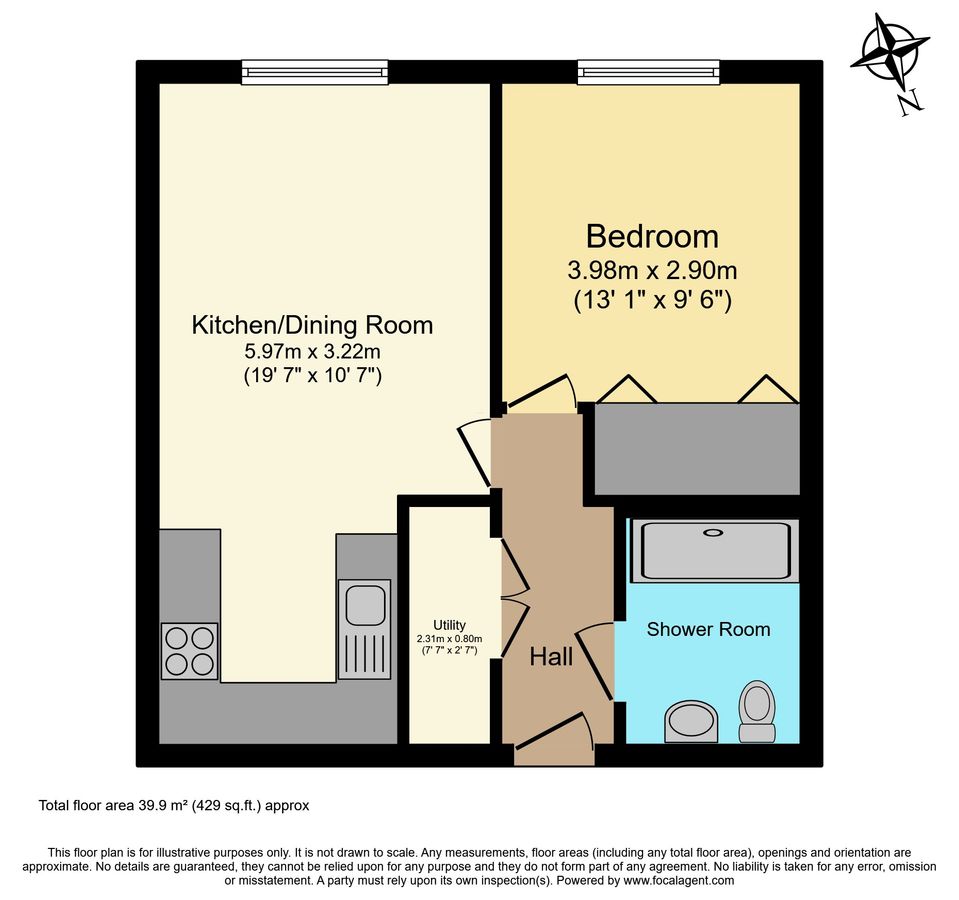 Квартира в Лондоне, Великобритания, 40 м² - фото 16