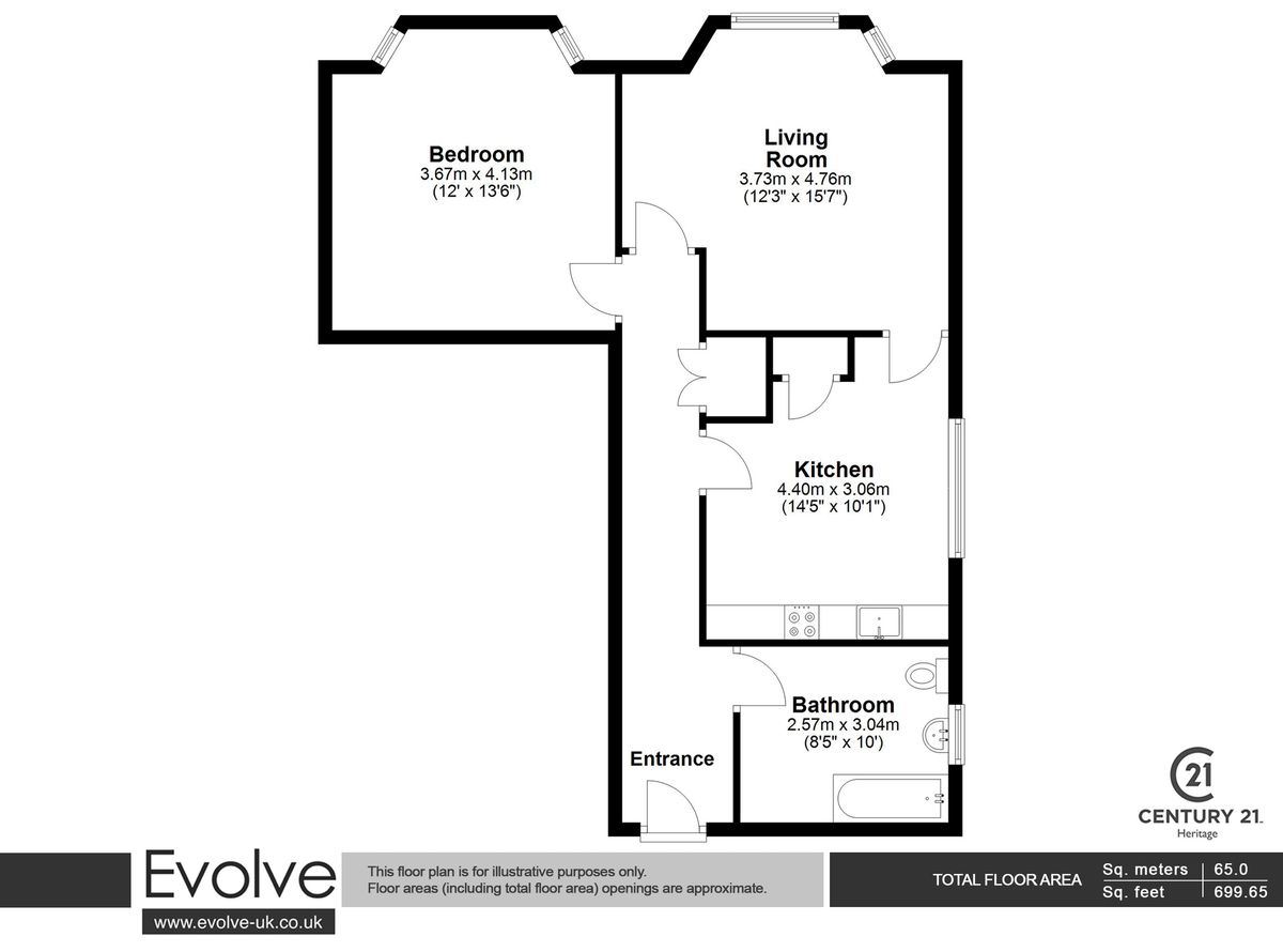 Квартира в Лондоне, Великобритания, 65 м² - фото 9